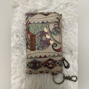 Sakroots Owl Beige Wallet